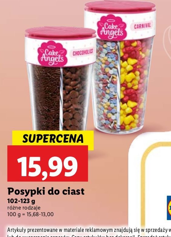 Posypka chocoholics sprinkles Cake angels promocja