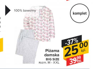 Piżama damska m-xxxl promocja