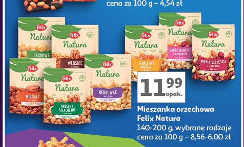 Orzechy szlachetne Felix natura promocja w Auchan