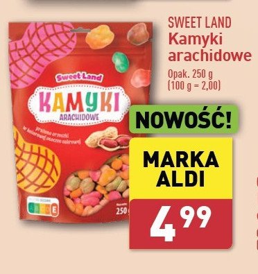 Kamyki arachidowe Sweetland promocja