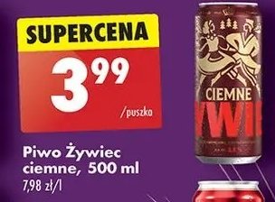 Piwo Żywiec ciemne promocja