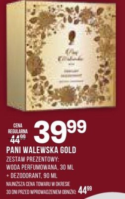 Woda perfumowana Pani Walewska Gold promocja w Drogerie Natura