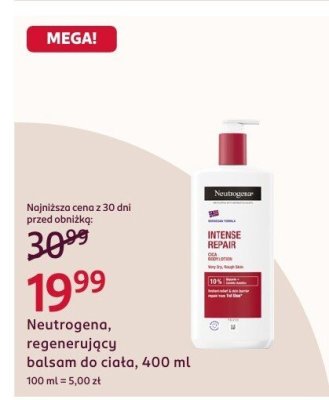 Balsam do ciała regenerujący, 400 ml promocja w Rossmann