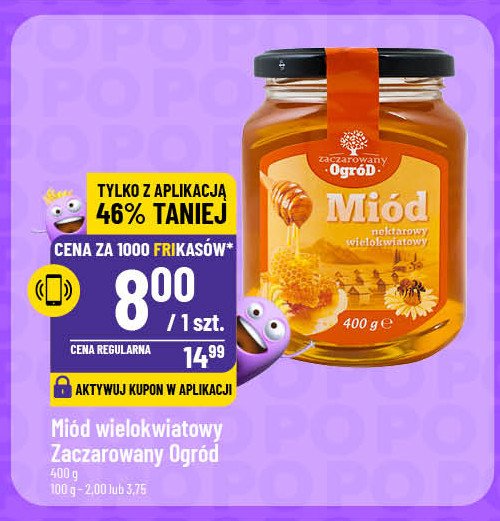 Miód wielokwiatowy Zaczarowany ogród promocja w POLOmarket