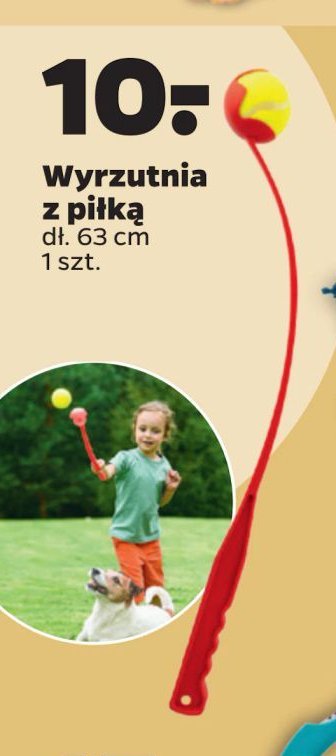 Wyrzutnia z piłką 63 cm promocja