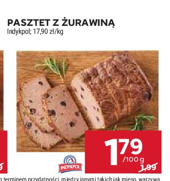 Pasztet z 偶urawin膮 Indykpol promocja