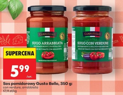 Sos pomidorowy, 350 g: con verdure promocja w Biedronka