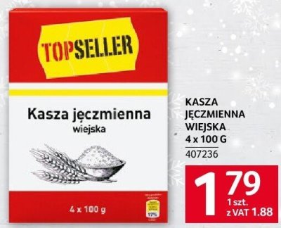 Kasza jęczmienna wiejska 4 x 100 G promocja w Selgros