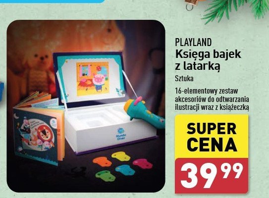 Księga bajek z latarką Playland promocja w Aldi