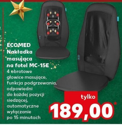 Nakładka masująca na fotel ECOMED MC-15E promocja w Kaufland