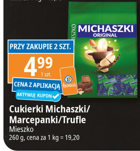 Cukierki Mieszko promocja w Leclerc