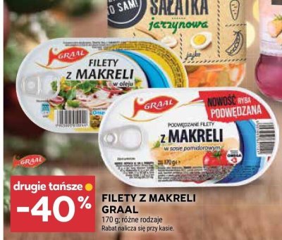 Filety z makreli Graal promocja w Stokrotka