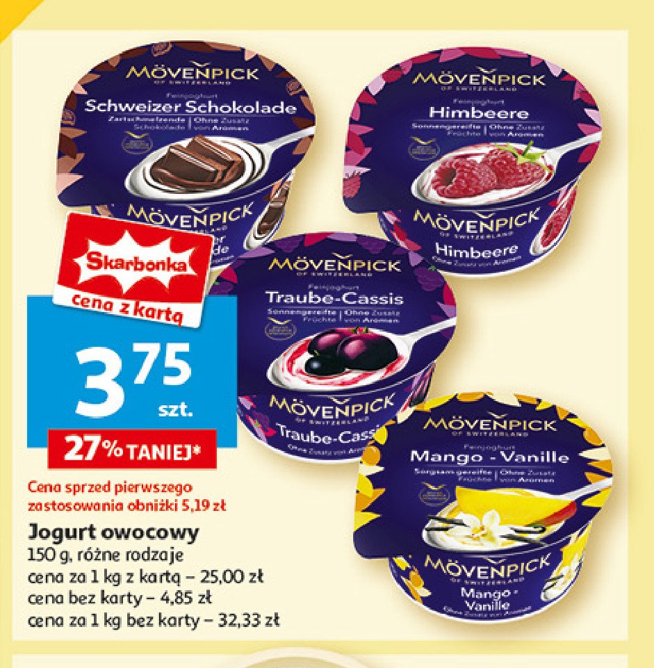 Jogurt wiśnia Movenpick promocja