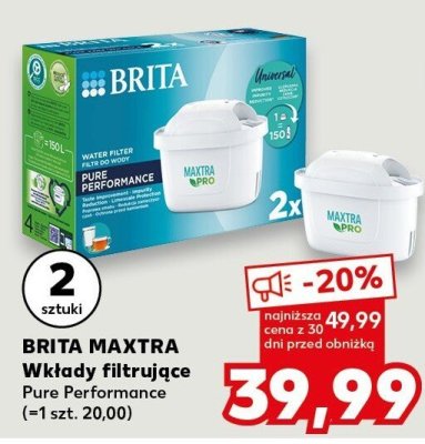 Wkłady filtrujące Pure Performance Maxtra promocja w Kaufland