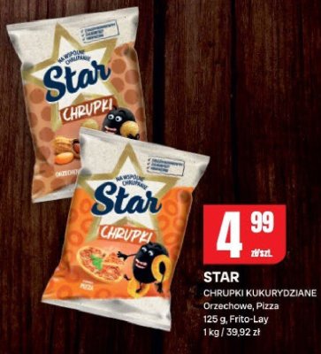 Chrupki kukurydziane Star Orzechowe, Pizza promocja w Chorten