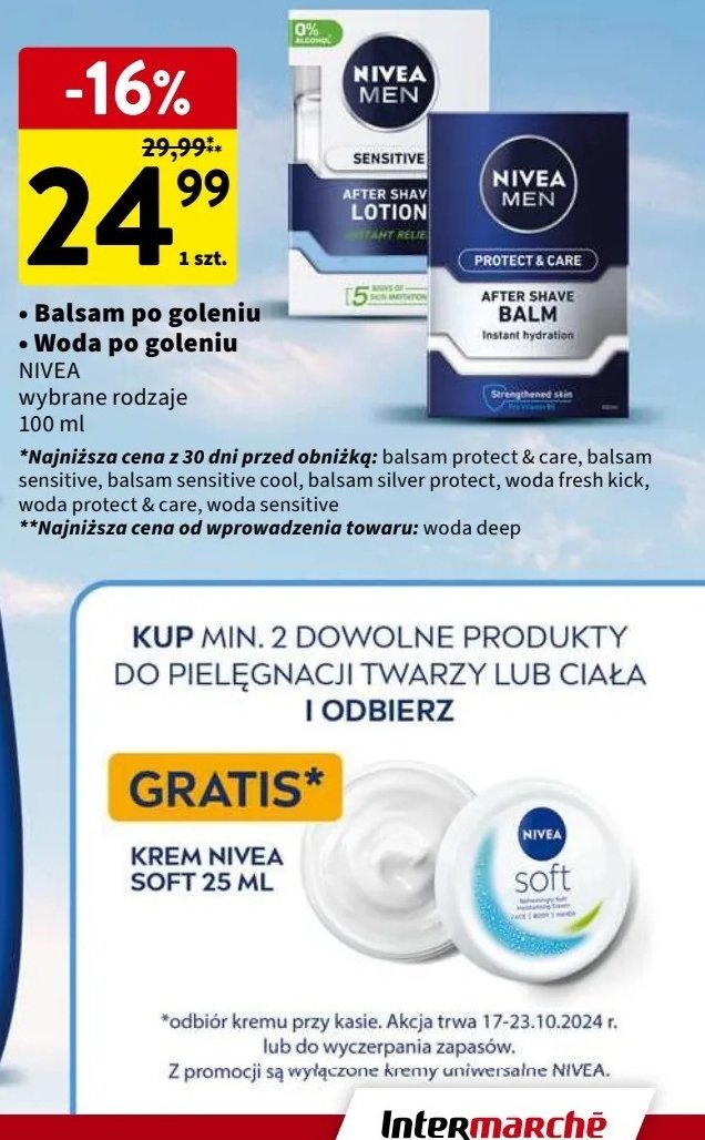 Balsam po goleniu chłodzący Nivea promocja