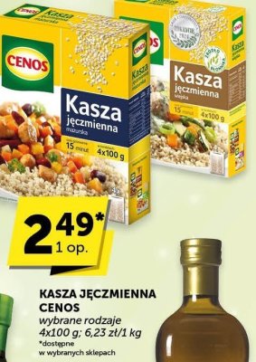 Kasza jęczmienna Cenos promocja w Euro Sklep
