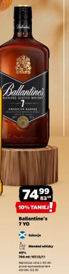 Whisky Ballantine's 7 YO promocja w Netto