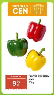 Papryka trzy kolory opak. 500 g promocja w Biedronka
