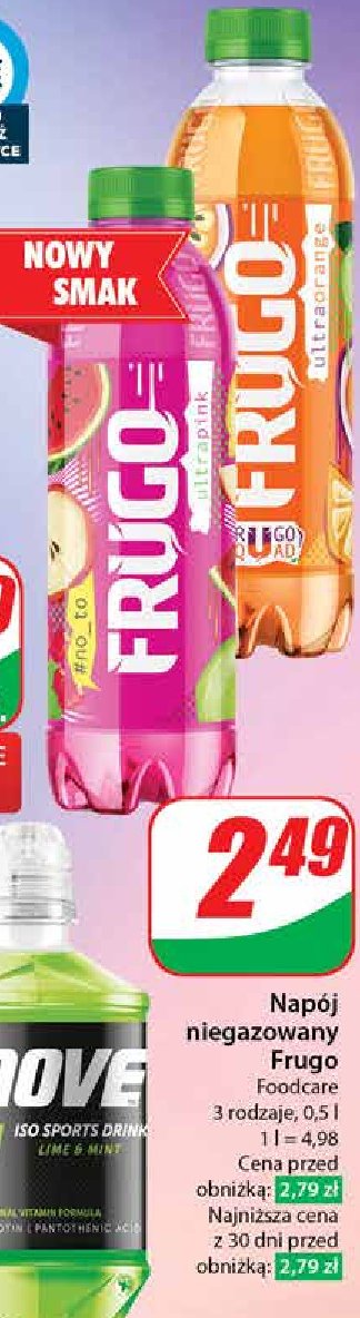 Napój ultraorange Frugo promocja