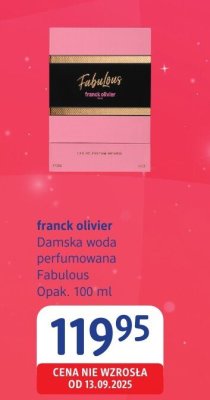 Woda perfumowana franck olivier Fabulous damska promocja w Drogerie DM