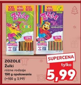 Żelki hello zelo rainbow Zozole promocja