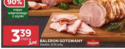 Baleron gotowany promocja w Stokrotka