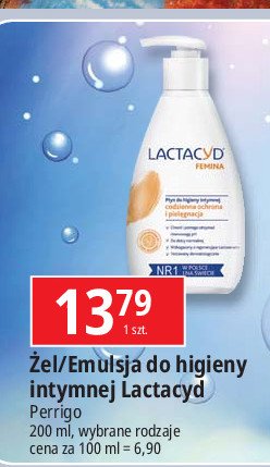 Żel do higieny intymnej Lactacyd femina promocja