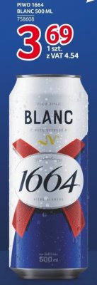 Piwo 1664 Blanc 500ml promocja w Selgros