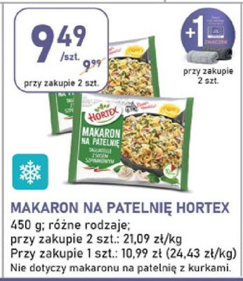 Makaron na patelnię Hortex promocja w Stokrotka