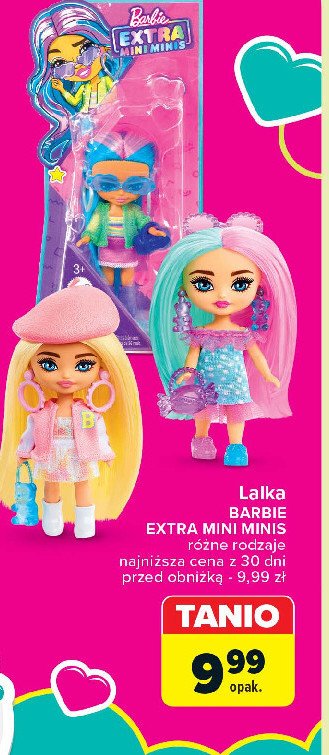 Lalka extra minis Barbie promocja