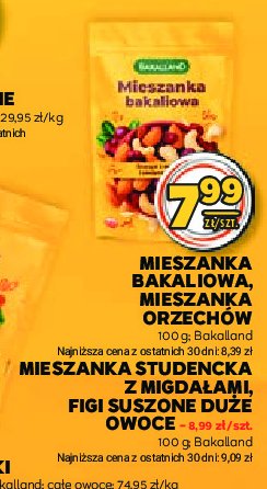 Mieszanka studencka z migda艂ami Bakalland promocja
