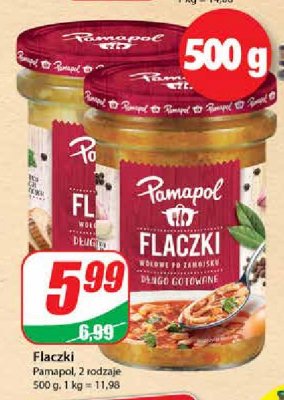 Flaczki wołowe Pamapol promocja w Chorten