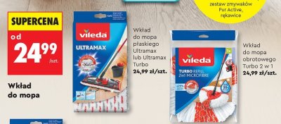 Wkład do mopa płaskiego Ultramax  promocja w Biedronka