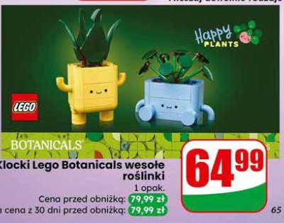 Klocki Botanicals wesołe roślinki promocja w Dino