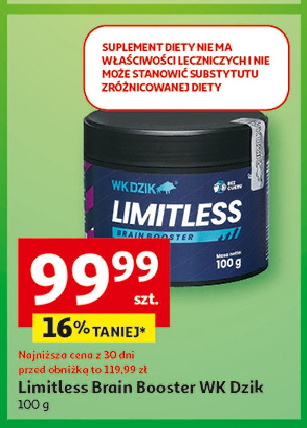 Limitless brain booster WK DZIK promocja