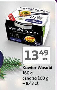 Kawior wasabi Aakerman promocja