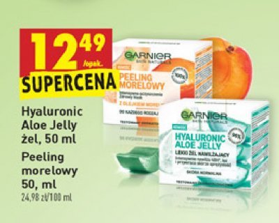 Żel nawilżający lekki do skóry normalnej i mieszanej Garnier hyaluronic aloe jelly promocja
