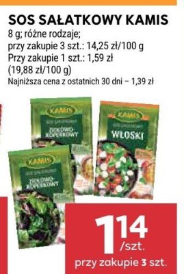 Sos sałatkowy Kamis promocja w Stokrotka