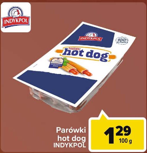 Parówki hot dog Indykpol promocje