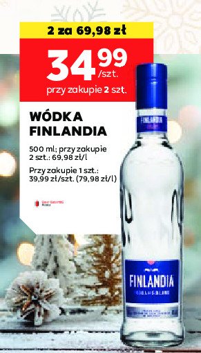 Wódka Finlandia vodka of finland promocja w Stokrotka