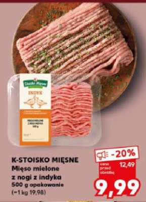 Mięso mielone z nogi z indyka promocja w Kaufland
