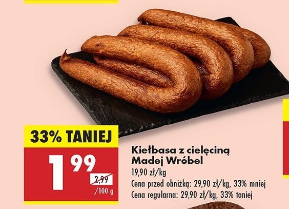 Kiełbasa z cielęciną Madej & wróbel promocja