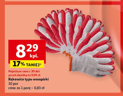 Rękawiczki wampirki promocja