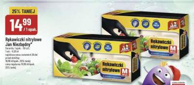 Rękawiczki nitrylowe Jan Niezbędny promocja w POLOmarket
