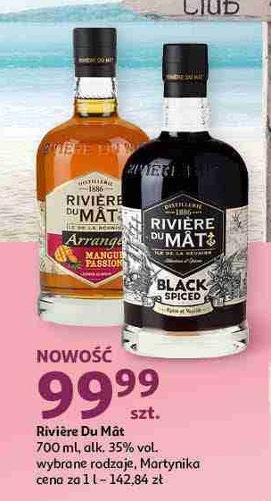 Likier Riviere du mat black spiced promocja