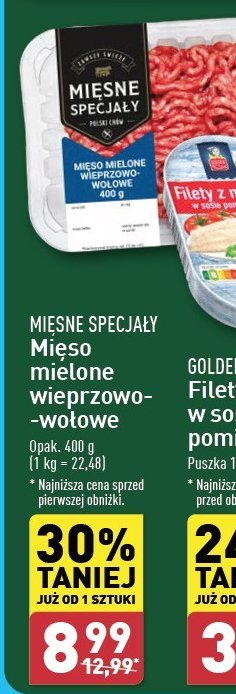 Mięso mielone wieprzowo wołowe Mięsne specjały promocja