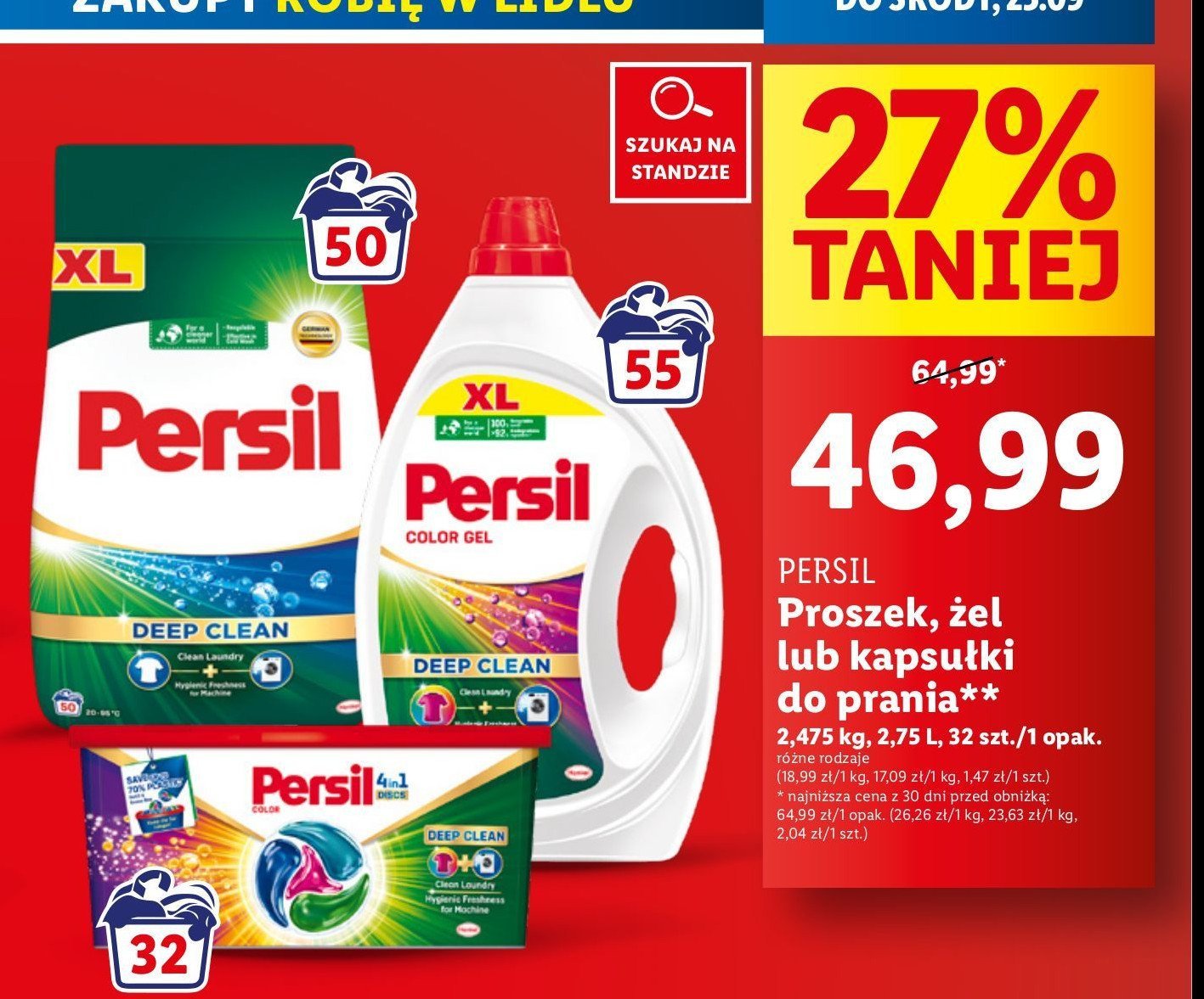 Proszek do prania deep clean Persil regular promocja