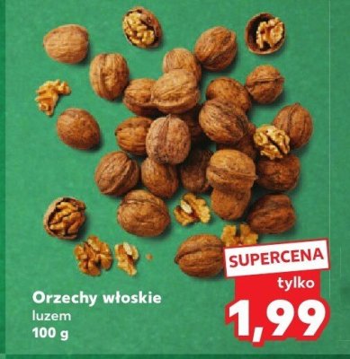 Orzechy włoskie luzem promocja w Kaufland