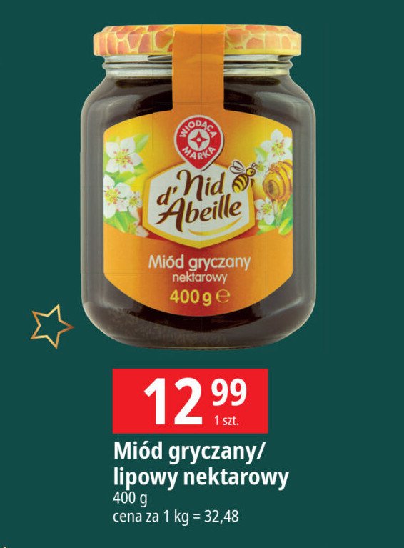 Miód pszczeli lipowy Wiodąca marka nid d'abeille promocja